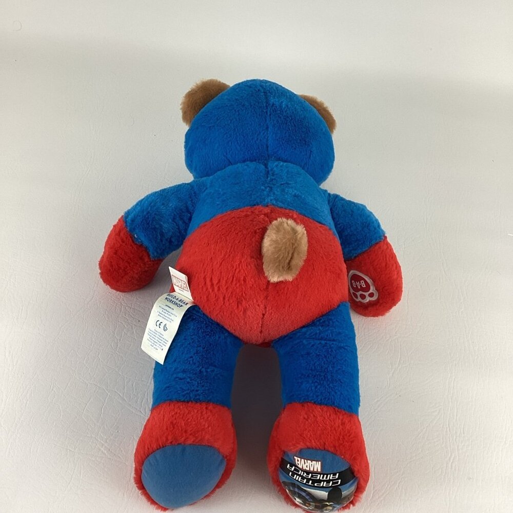Build A Bear Workshop Marvel Captain America 17" Plush Stuffed Animal Super Hero - Picture 6 of 7